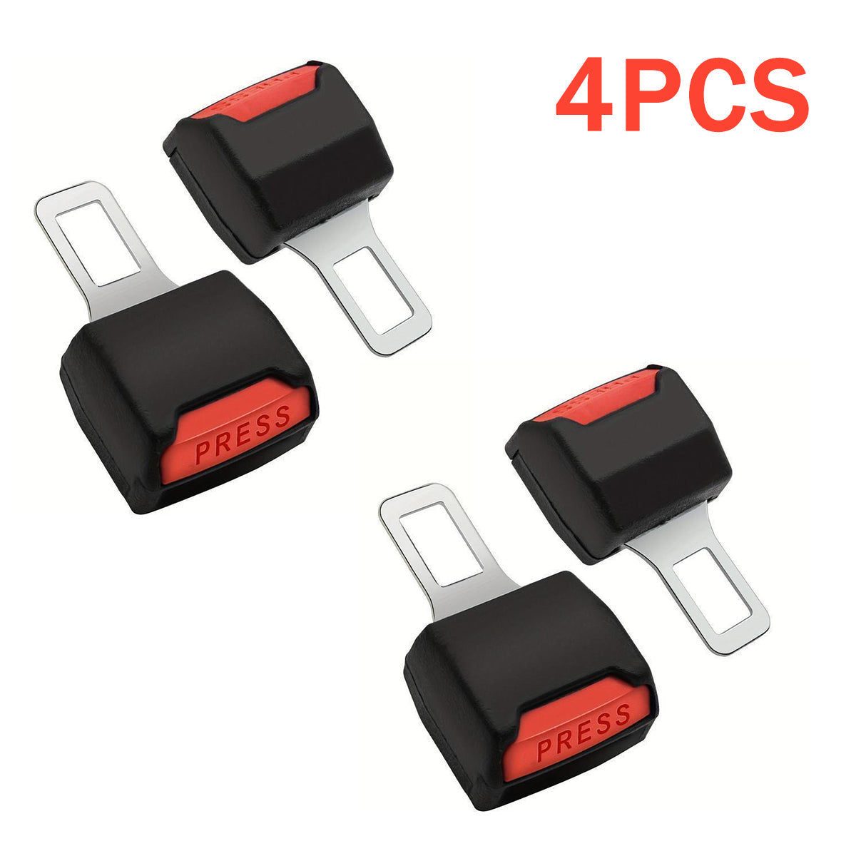 🚗2pcs Update Thicken Car Seat Belt Clip Extender Safety Seatbelt Lock Buckle Plug Thick Insert Socket Extender Safety Buckle